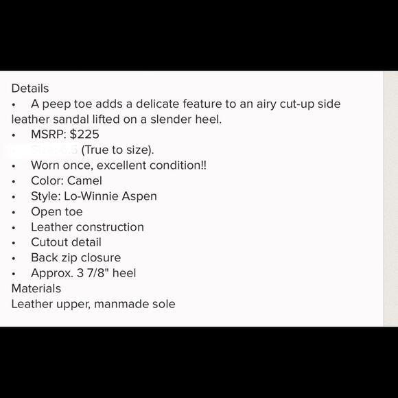 EUC Louise st Cie Sandal Heels lo-Winnie Nude/Tan Size - Picture 8 of 8